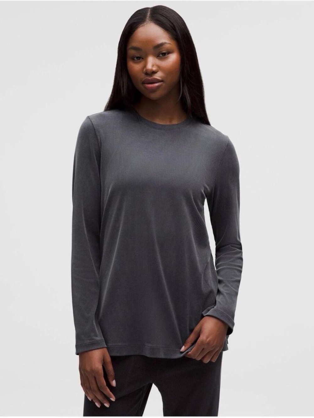 NWOT lululemon athletica Ribbed Drapey Softsteme Long-Sleeve Tunic